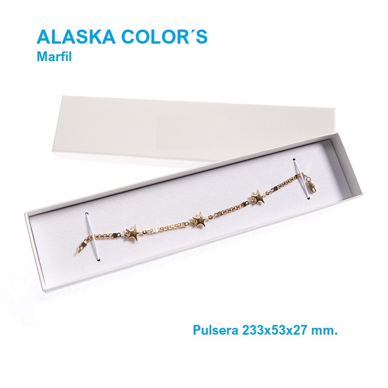 Alaska Color´s MARFIL pulsera 233x53x27 mm.